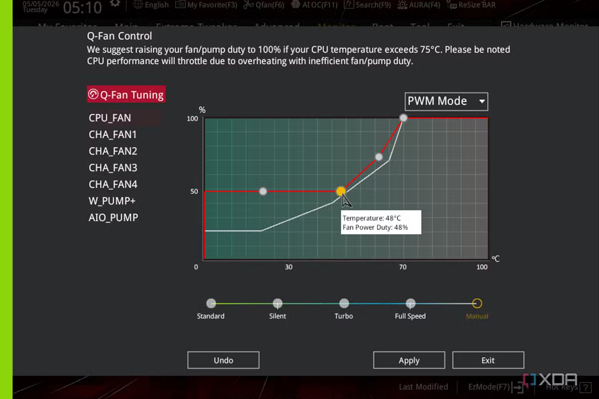 3.Custom fan curve | Megekko academy
